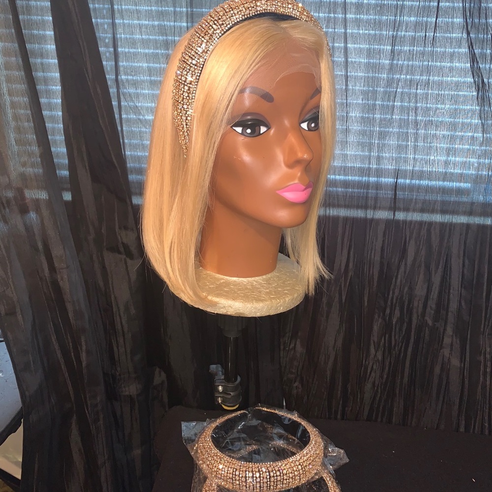 10 inch 613 HD frontal wig